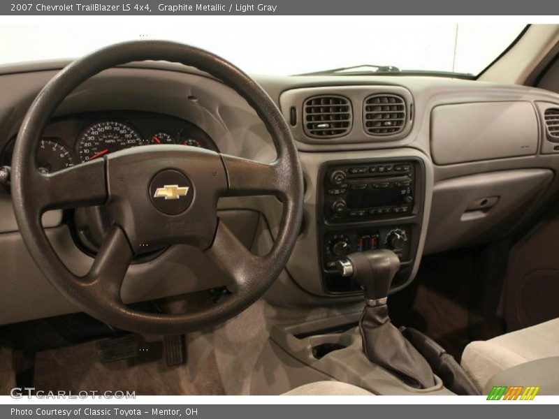 Graphite Metallic / Light Gray 2007 Chevrolet TrailBlazer LS 4x4