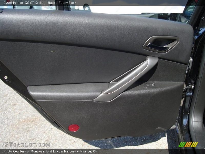 Black / Ebony Black 2008 Pontiac G6 GT Sedan