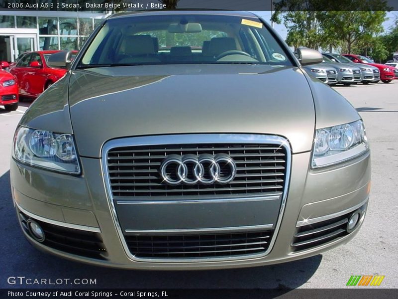 Dakar Beige Metallic / Beige 2006 Audi A6 3.2 Sedan