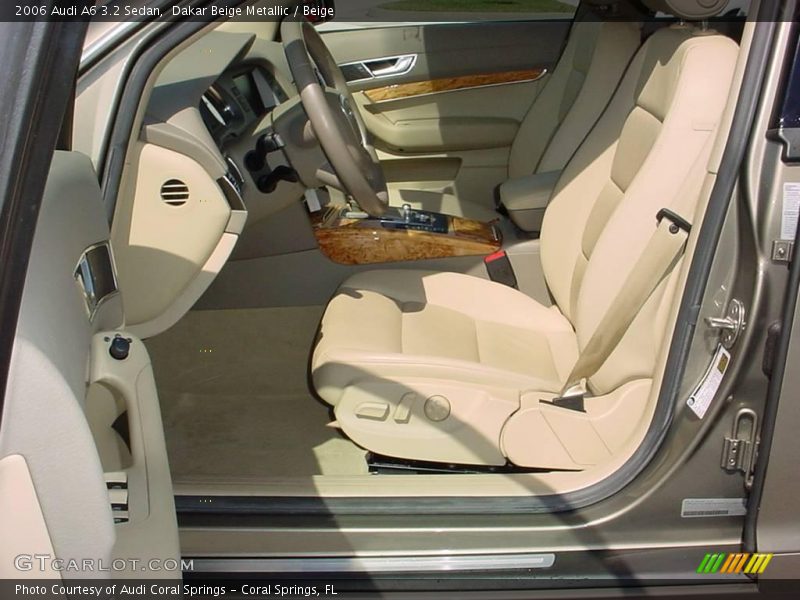 Dakar Beige Metallic / Beige 2006 Audi A6 3.2 Sedan