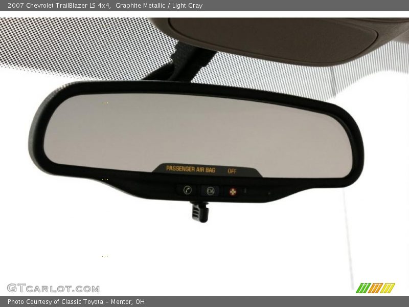 Graphite Metallic / Light Gray 2007 Chevrolet TrailBlazer LS 4x4