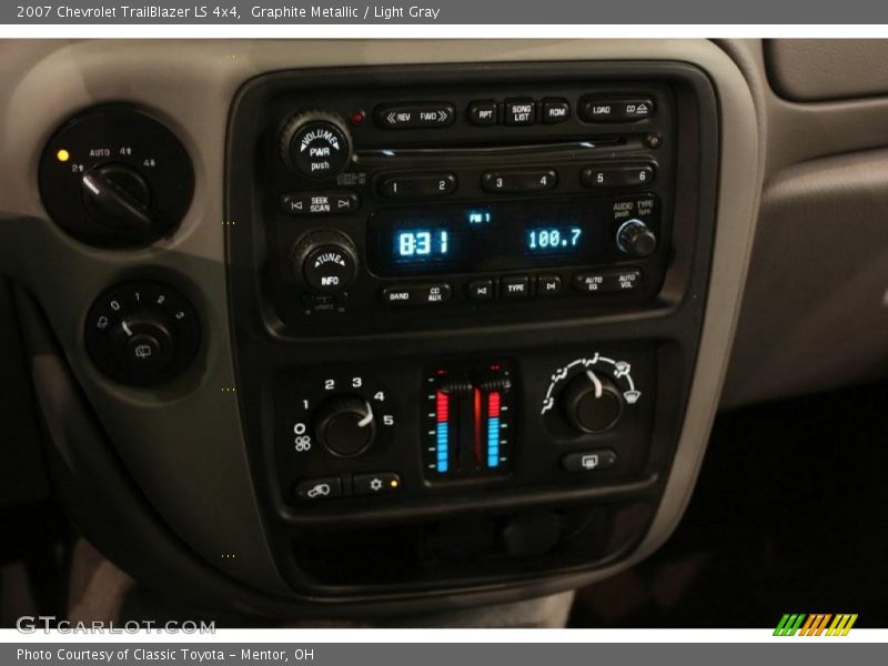 Graphite Metallic / Light Gray 2007 Chevrolet TrailBlazer LS 4x4