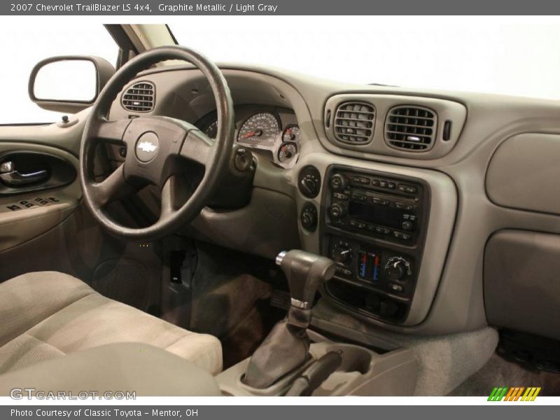 Graphite Metallic / Light Gray 2007 Chevrolet TrailBlazer LS 4x4