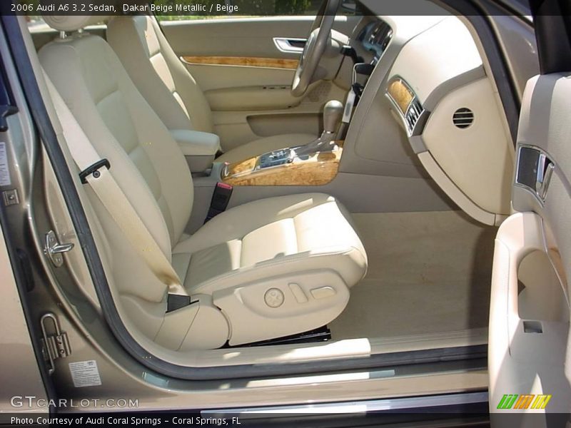 Dakar Beige Metallic / Beige 2006 Audi A6 3.2 Sedan