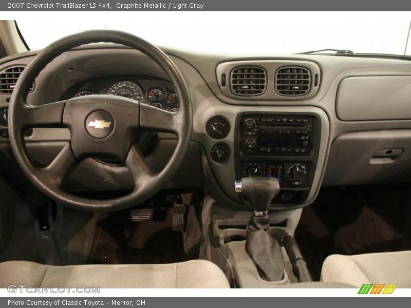 Graphite Metallic / Light Gray 2007 Chevrolet TrailBlazer LS 4x4