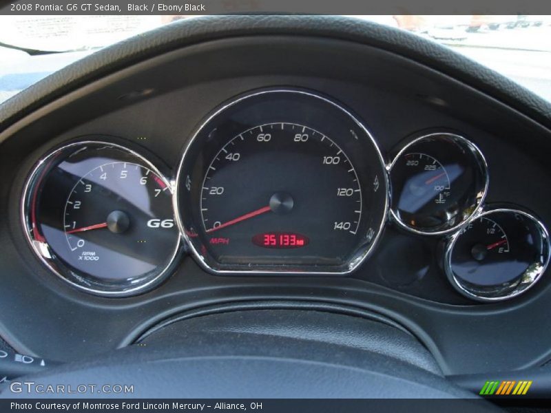 Black / Ebony Black 2008 Pontiac G6 GT Sedan