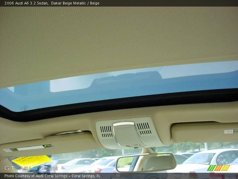 Dakar Beige Metallic / Beige 2006 Audi A6 3.2 Sedan