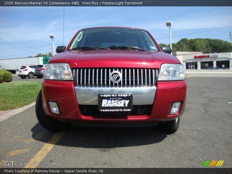 Vivid Red / Pebble/Light Parchment 2005 Mercury Mariner V6 Convenience 4WD