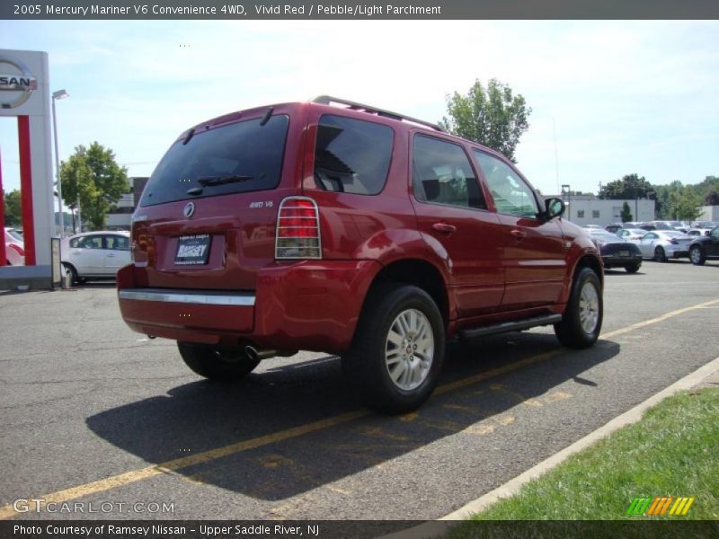 Vivid Red / Pebble/Light Parchment 2005 Mercury Mariner V6 Convenience 4WD