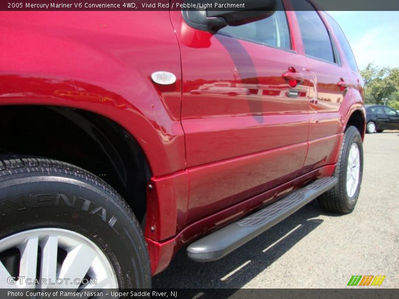 Vivid Red / Pebble/Light Parchment 2005 Mercury Mariner V6 Convenience 4WD