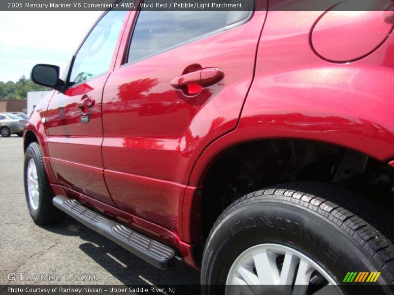 Vivid Red / Pebble/Light Parchment 2005 Mercury Mariner V6 Convenience 4WD