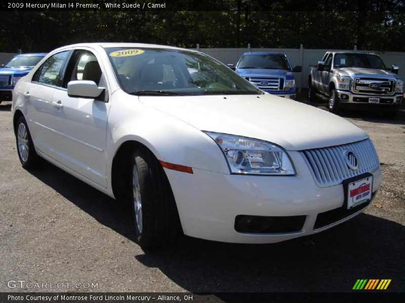 White Suede / Camel 2009 Mercury Milan I4 Premier