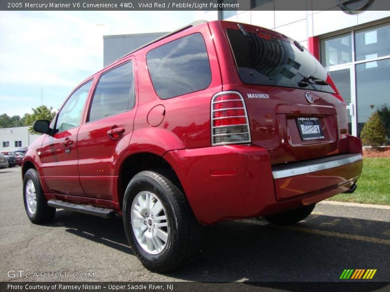 Vivid Red / Pebble/Light Parchment 2005 Mercury Mariner V6 Convenience 4WD