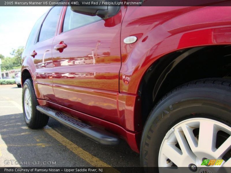 Vivid Red / Pebble/Light Parchment 2005 Mercury Mariner V6 Convenience 4WD