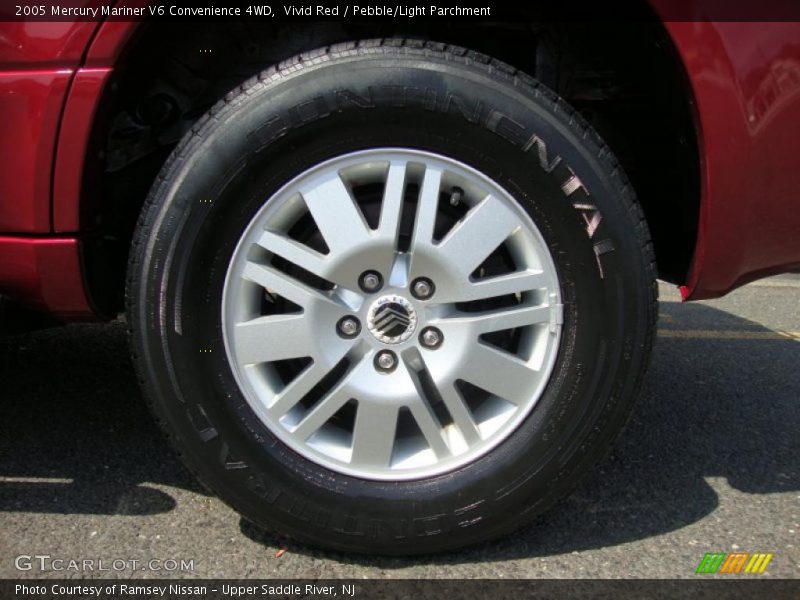 Vivid Red / Pebble/Light Parchment 2005 Mercury Mariner V6 Convenience 4WD