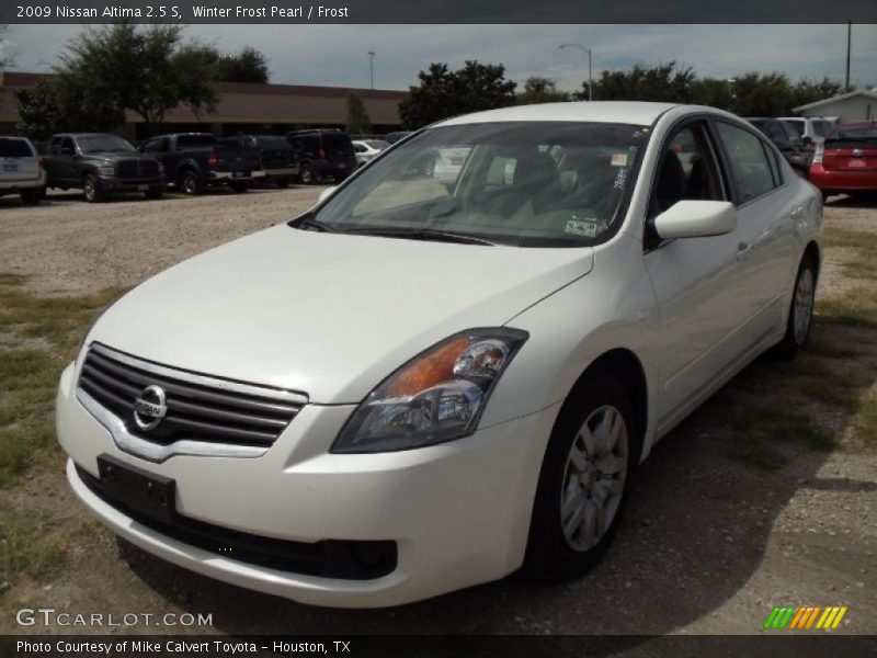 Winter Frost Pearl / Frost 2009 Nissan Altima 2.5 S