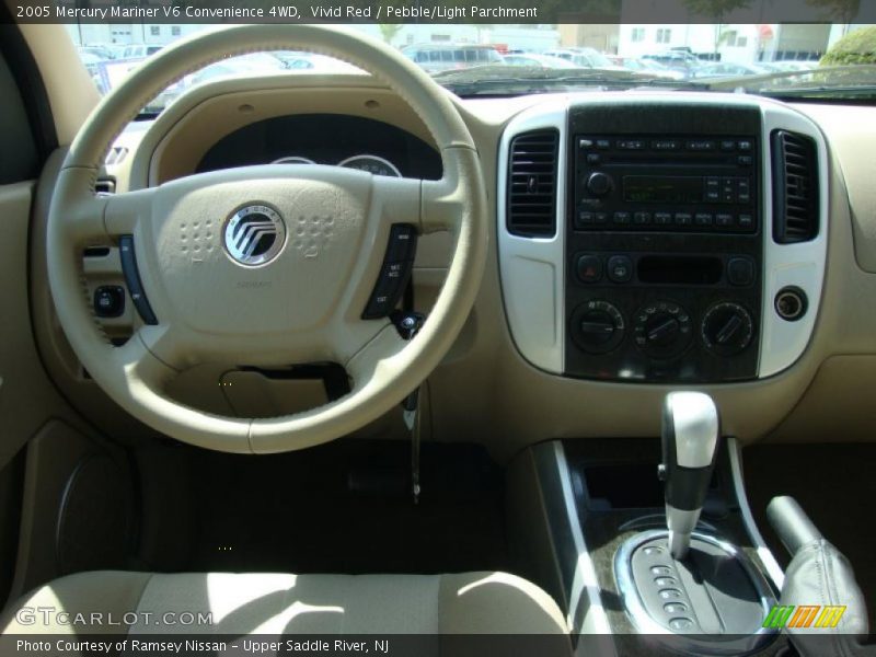 Vivid Red / Pebble/Light Parchment 2005 Mercury Mariner V6 Convenience 4WD
