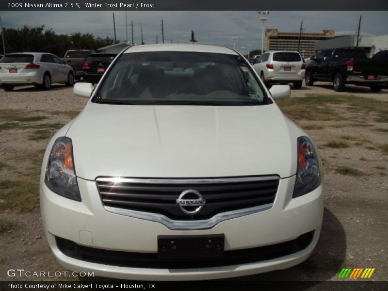 Winter Frost Pearl / Frost 2009 Nissan Altima 2.5 S