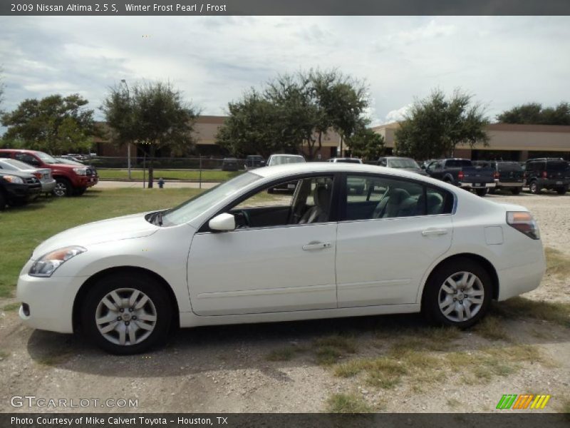 Winter Frost Pearl / Frost 2009 Nissan Altima 2.5 S