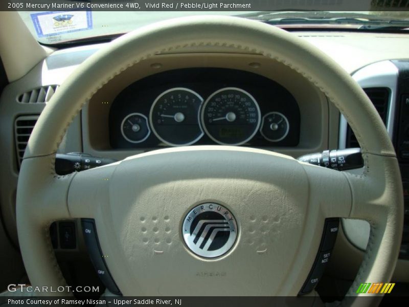 Vivid Red / Pebble/Light Parchment 2005 Mercury Mariner V6 Convenience 4WD