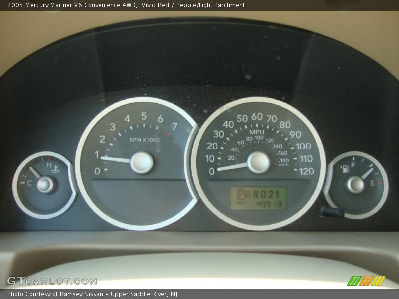 Vivid Red / Pebble/Light Parchment 2005 Mercury Mariner V6 Convenience 4WD
