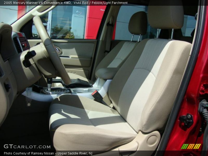 Vivid Red / Pebble/Light Parchment 2005 Mercury Mariner V6 Convenience 4WD