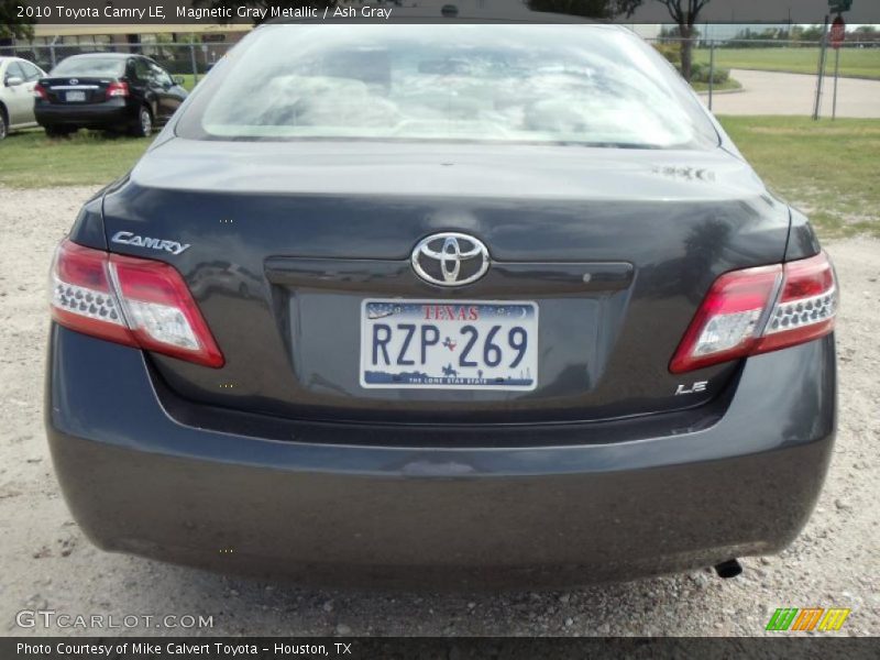 Magnetic Gray Metallic / Ash Gray 2010 Toyota Camry LE