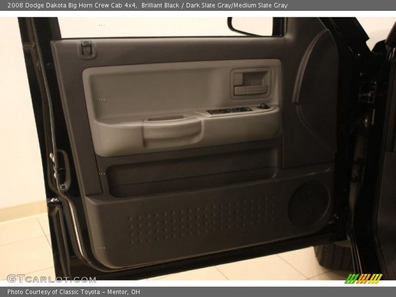 Brilliant Black / Dark Slate Gray/Medium Slate Gray 2008 Dodge Dakota Big Horn Crew Cab 4x4