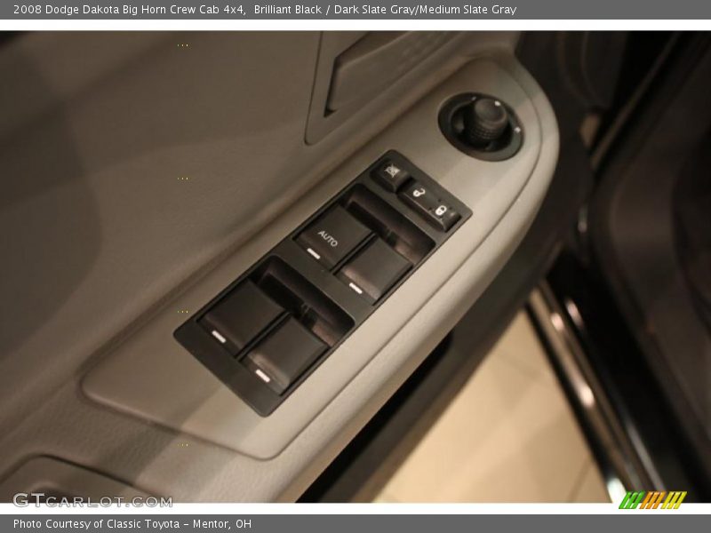 Brilliant Black / Dark Slate Gray/Medium Slate Gray 2008 Dodge Dakota Big Horn Crew Cab 4x4