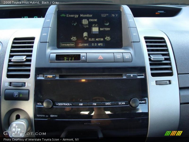 Black / Gray 2008 Toyota Prius Hybrid