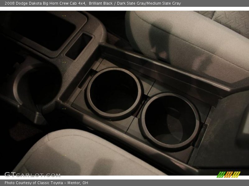 Brilliant Black / Dark Slate Gray/Medium Slate Gray 2008 Dodge Dakota Big Horn Crew Cab 4x4