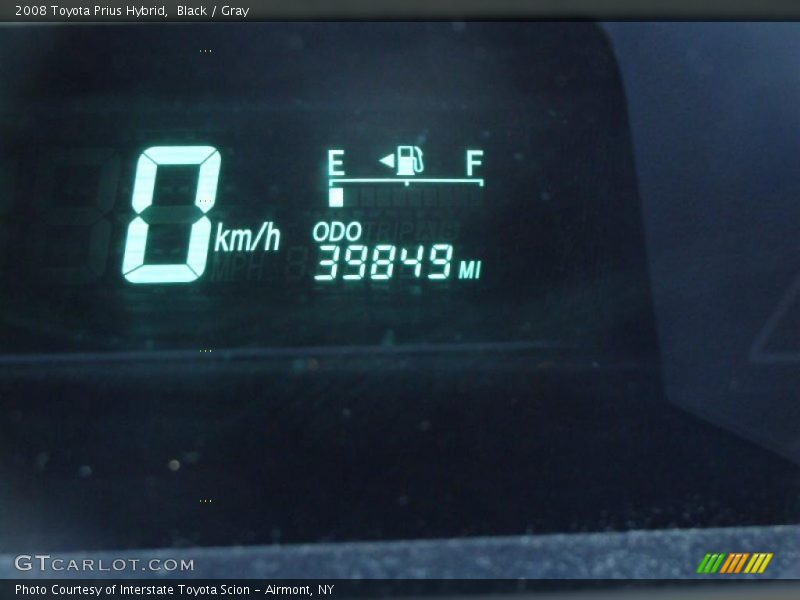 Black / Gray 2008 Toyota Prius Hybrid
