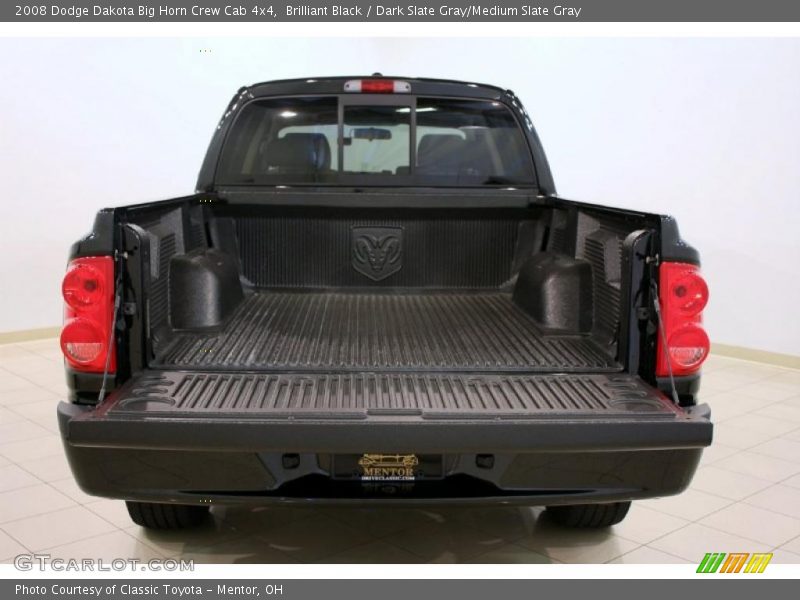 Brilliant Black / Dark Slate Gray/Medium Slate Gray 2008 Dodge Dakota Big Horn Crew Cab 4x4