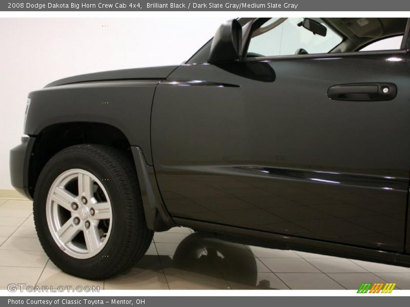 Brilliant Black / Dark Slate Gray/Medium Slate Gray 2008 Dodge Dakota Big Horn Crew Cab 4x4