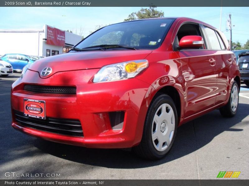 Barcelona Red / Charcoal Gray 2009 Scion xD