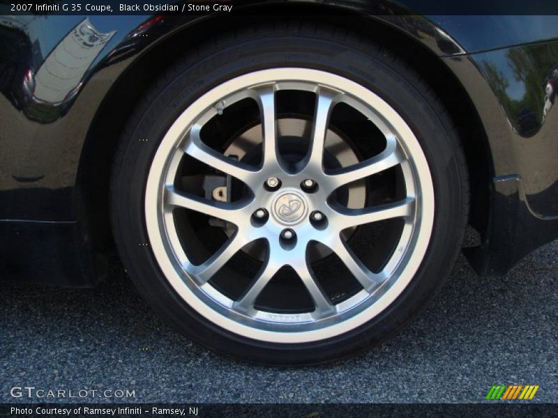 Black Obsidian / Stone Gray 2007 Infiniti G 35 Coupe