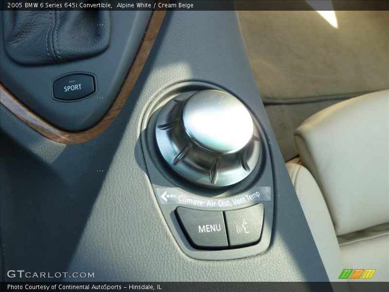 Alpine White / Cream Beige 2005 BMW 6 Series 645i Convertible