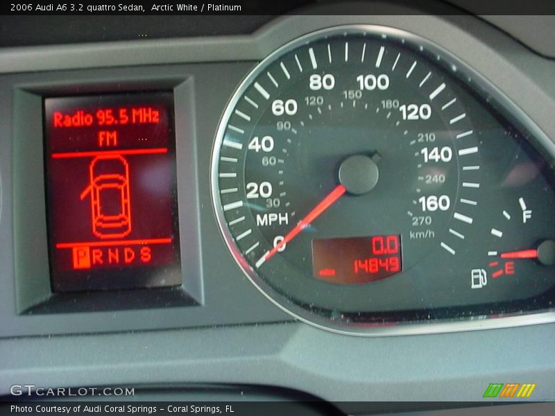 Arctic White / Platinum 2006 Audi A6 3.2 quattro Sedan