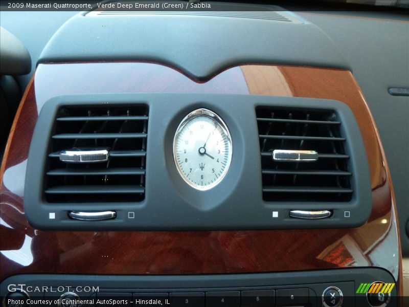 Verde Deep Emerald (Green) / Sabbia 2009 Maserati Quattroporte