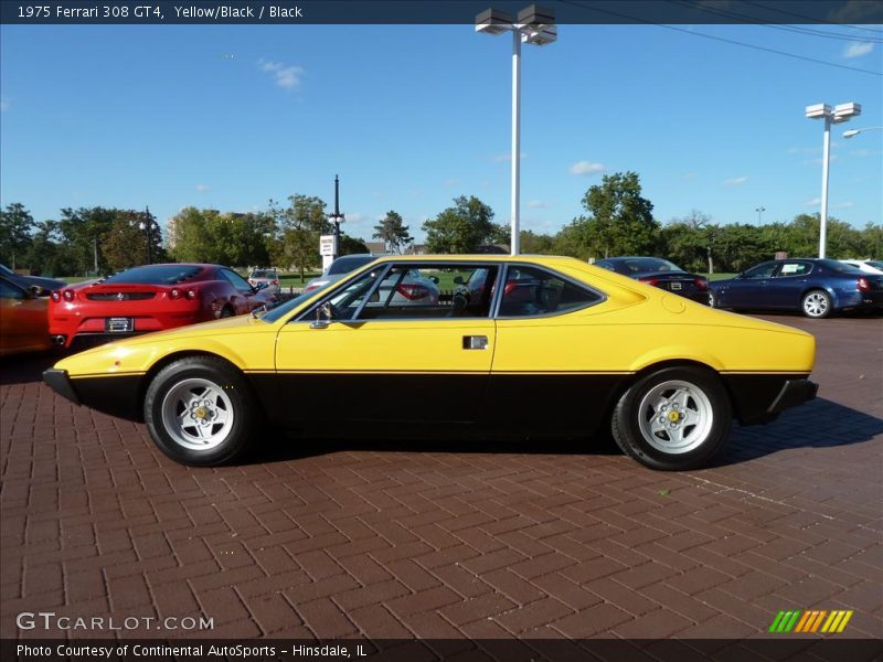 Yellow/Black / Black 1975 Ferrari 308 GT4