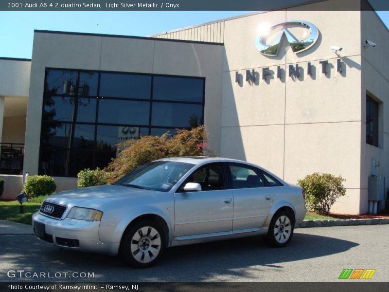 Light Silver Metallic / Onyx 2001 Audi A6 4.2 quattro Sedan