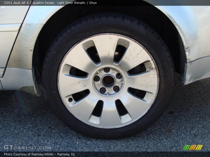 Light Silver Metallic / Onyx 2001 Audi A6 4.2 quattro Sedan