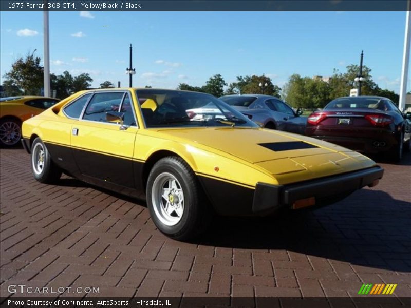 Yellow/Black / Black 1975 Ferrari 308 GT4