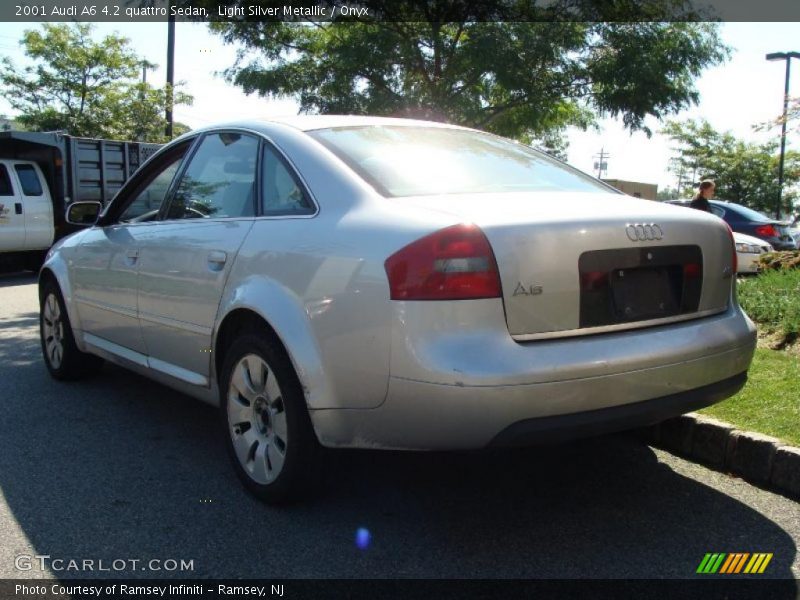Light Silver Metallic / Onyx 2001 Audi A6 4.2 quattro Sedan
