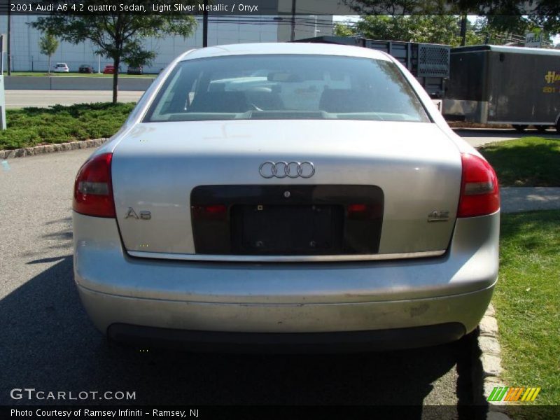 Light Silver Metallic / Onyx 2001 Audi A6 4.2 quattro Sedan