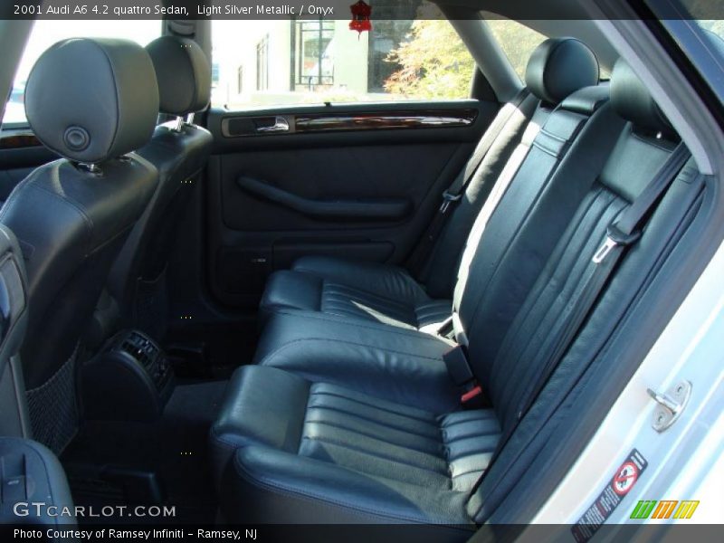 Light Silver Metallic / Onyx 2001 Audi A6 4.2 quattro Sedan