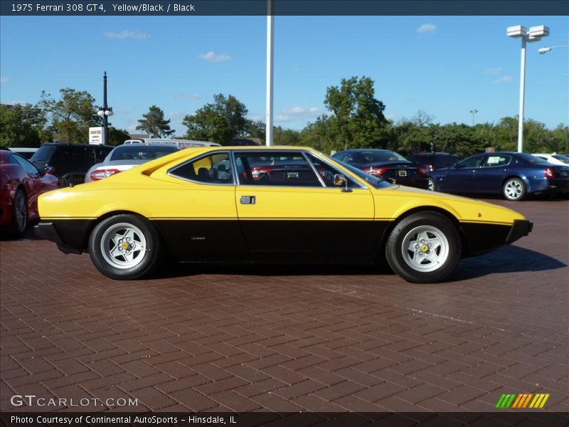 Yellow/Black / Black 1975 Ferrari 308 GT4
