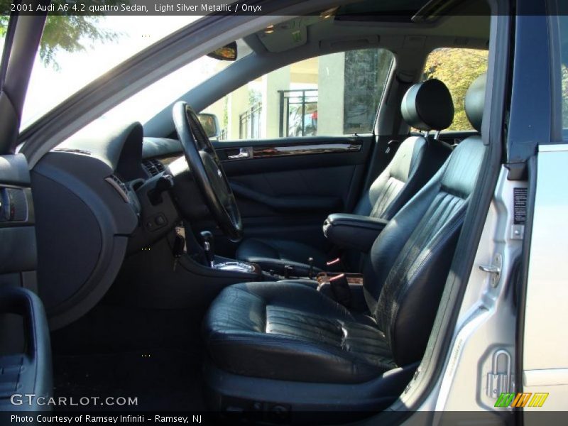 Light Silver Metallic / Onyx 2001 Audi A6 4.2 quattro Sedan