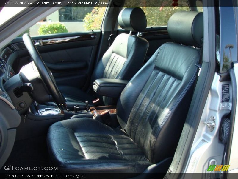 Light Silver Metallic / Onyx 2001 Audi A6 4.2 quattro Sedan