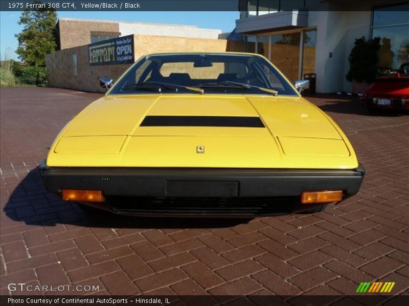 Yellow/Black / Black 1975 Ferrari 308 GT4